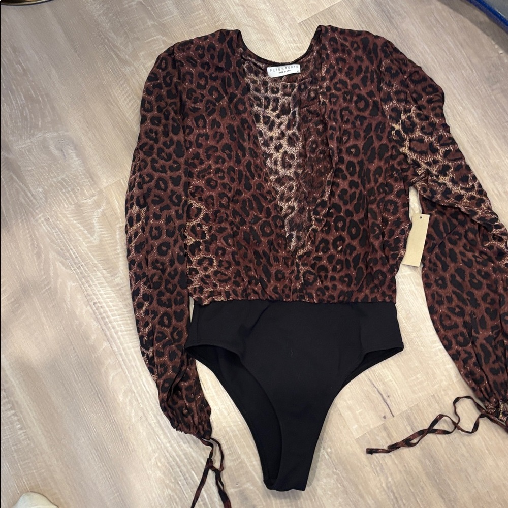 Leopard print blouse